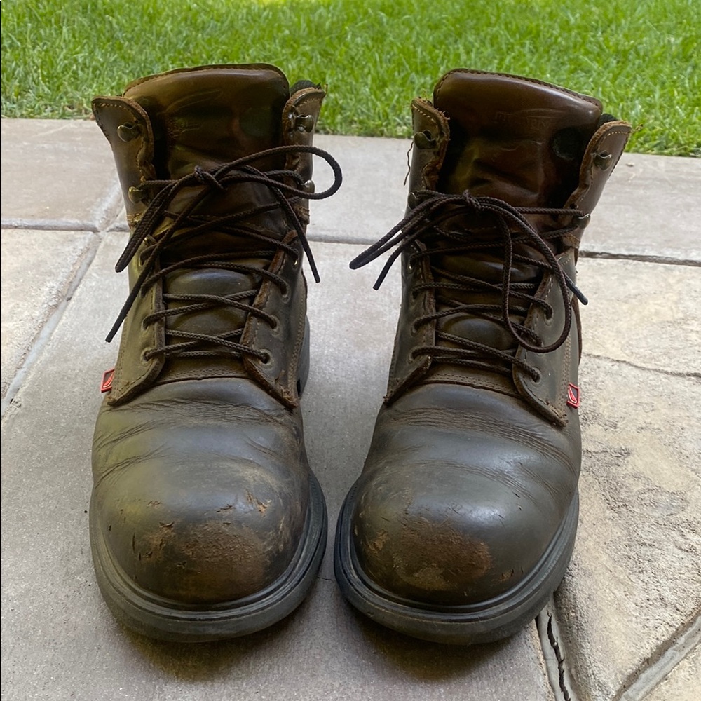 Red Wings 415 Men's Brown Leather Work Boots